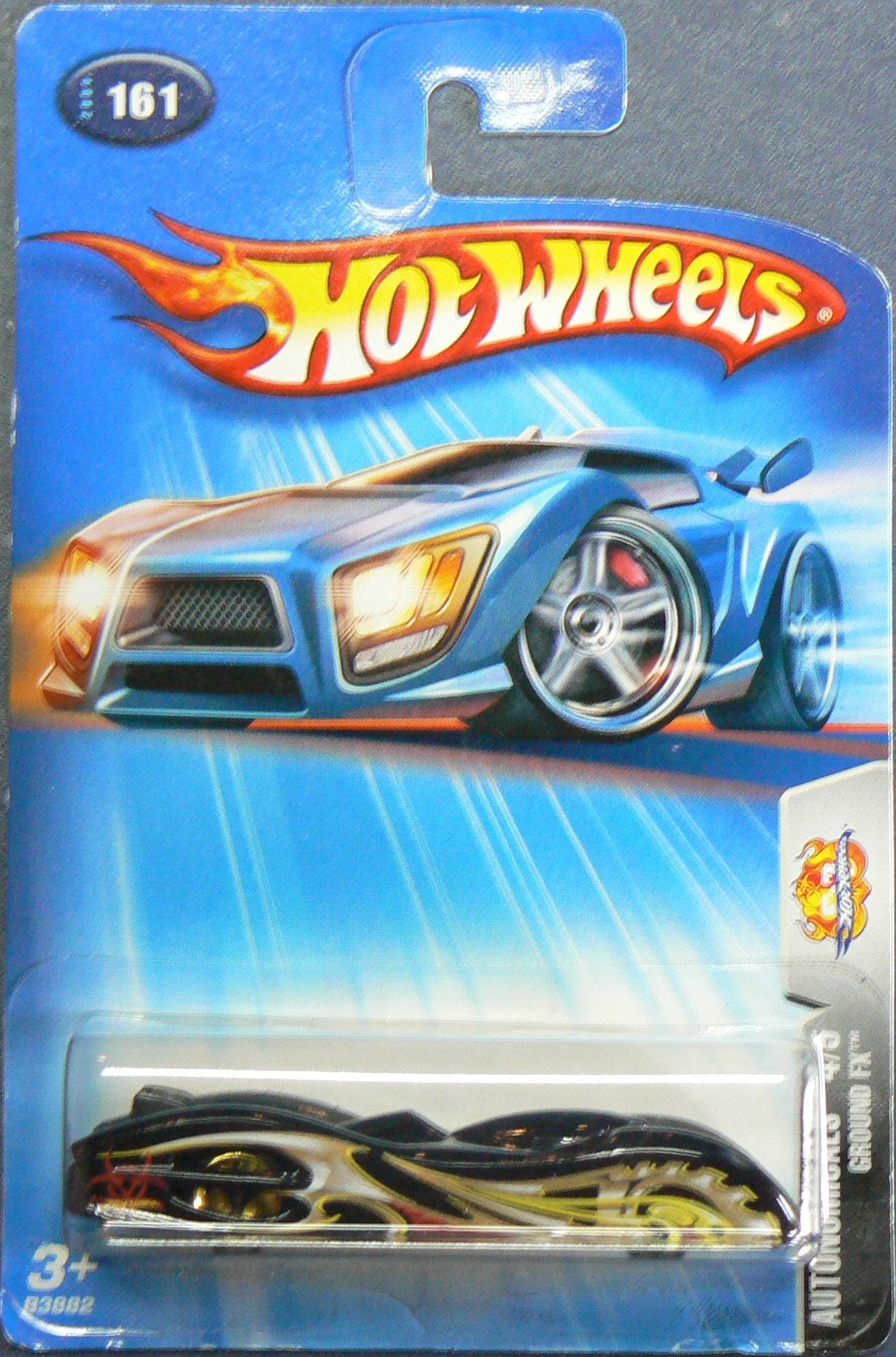 Hot Wheels 2004 Autonomicals 4/5 Ground FX BLACK 161