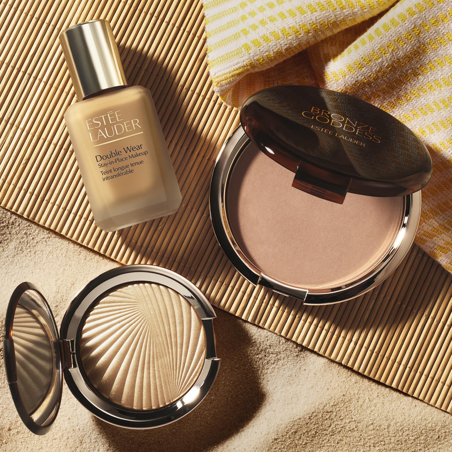 Estée Lauder Bronze Goddess Highlighting Powder Gelée Highlighter | Buildable & Radiant Glow, 0.31 Ounce, Heatwave