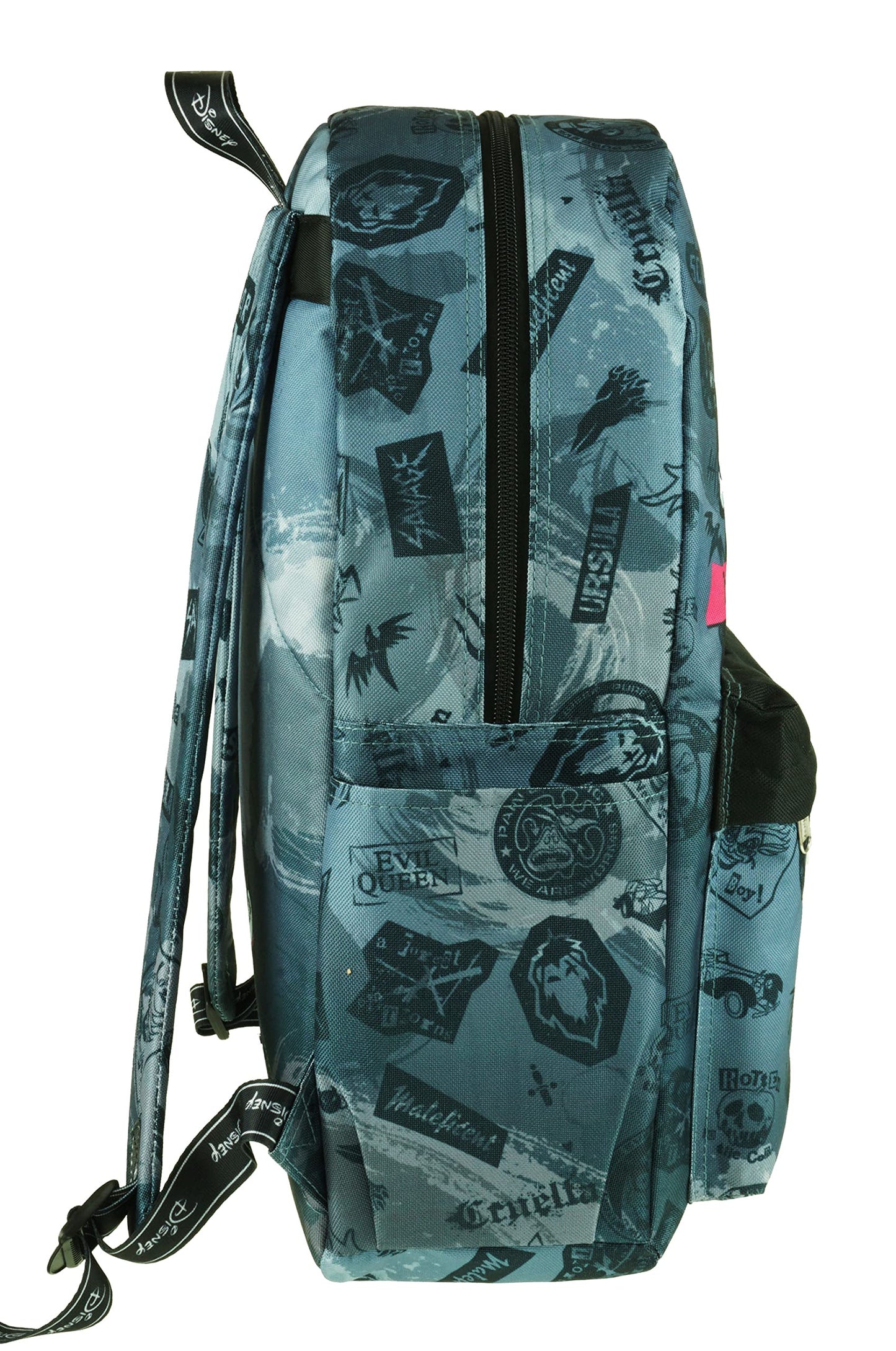 KBNL Classic Disney Villains Backpack with Laptop Compartment for School, Travel, and Work (Villains), Multicolor, Large