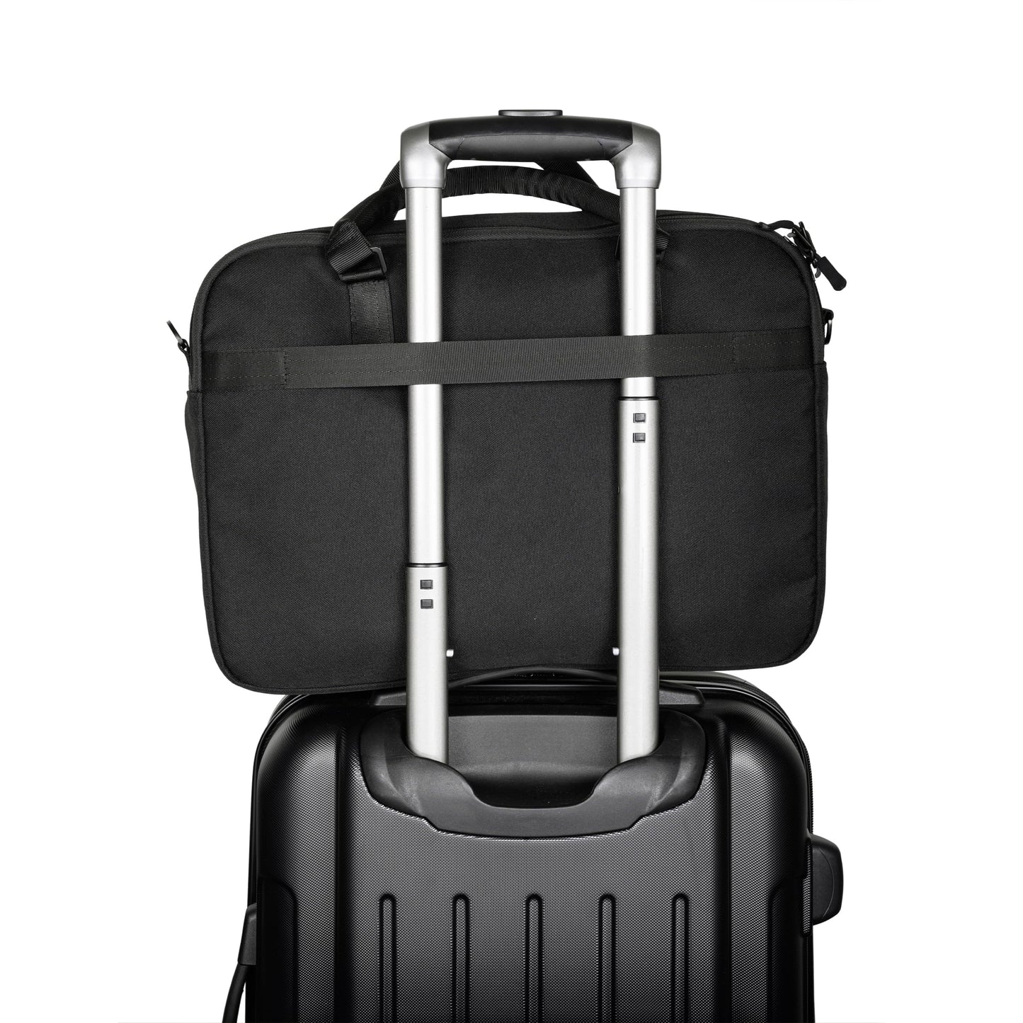 Kenneth Cole Recycled Polyester Slim 16" Laptop Business Briefcase, Black