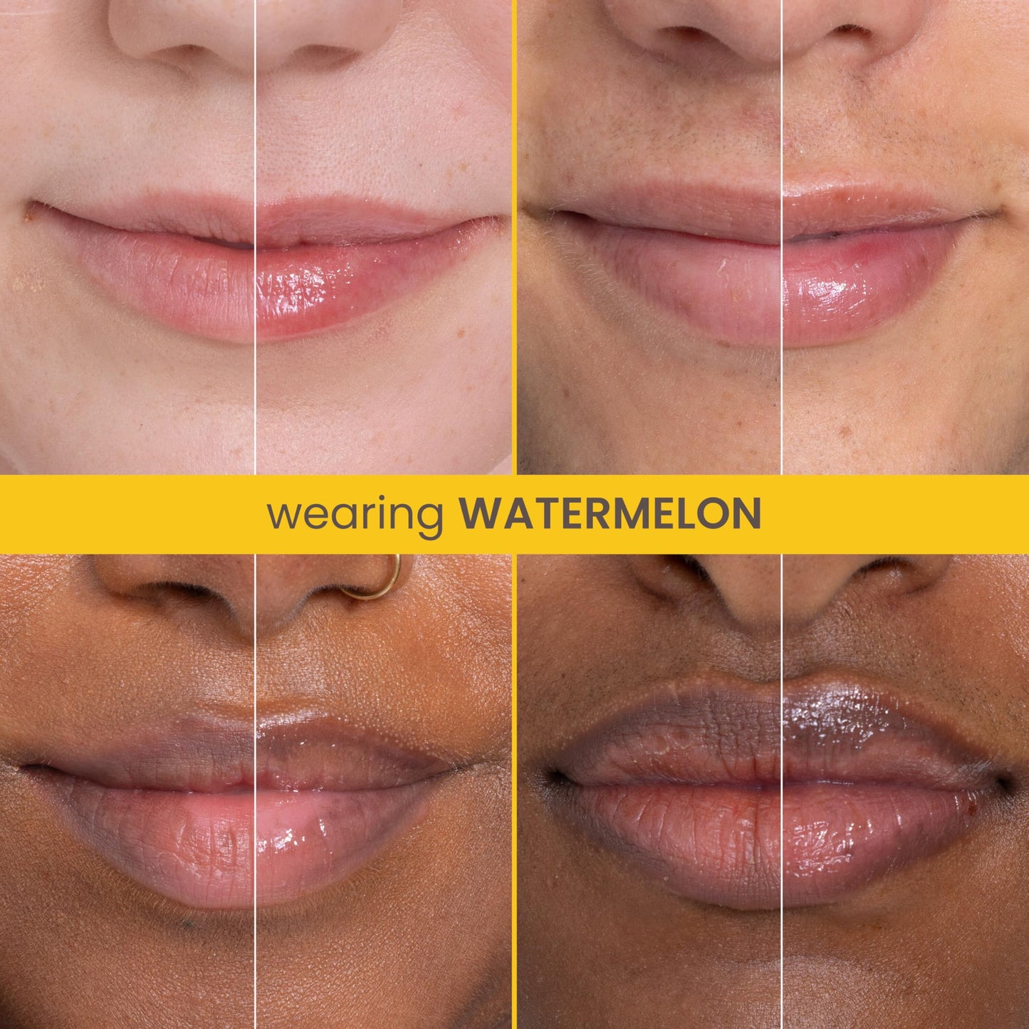Burt's Bees Rescue Lip Relief, Watermelon & Berry Medley, Hydrating Lip Balm for Dry Cracked Lips, with Responsbily Sourced Beeswax and Shea Butter