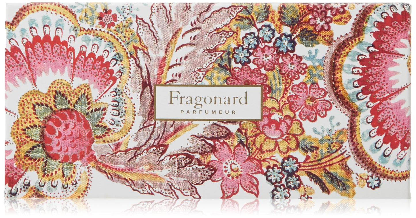 Fragonard - Fragonard Flower Gift Box of 4 Assorted Scented Soaps - pink, white, yellow, and purple