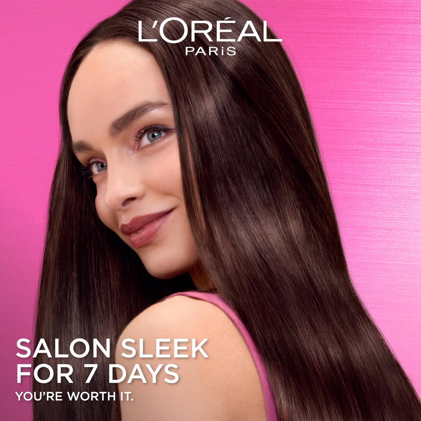 L'Oreal Paris Sulfate Free Iron Sleek Coat, Anti-Frizz Hair Treatment Spray with Heat Protection & Humidity Protection, Semi-Permanent Smoothing Beauty and Personal Care L'Oreal Paris