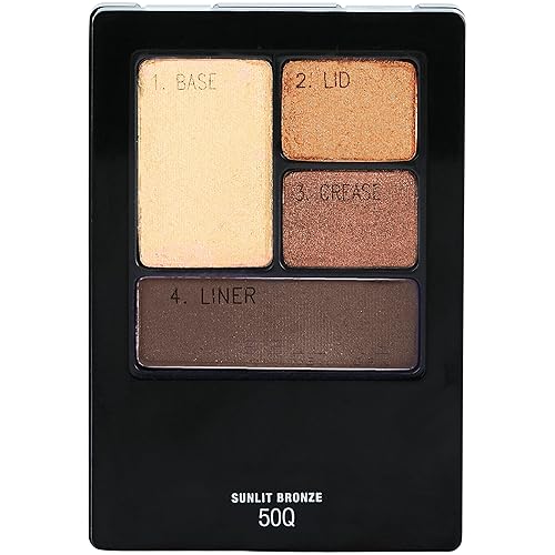Maybelline New York Expert Wear Eyeshadow Quads, Sunlit Bronze, 0.17 oz.