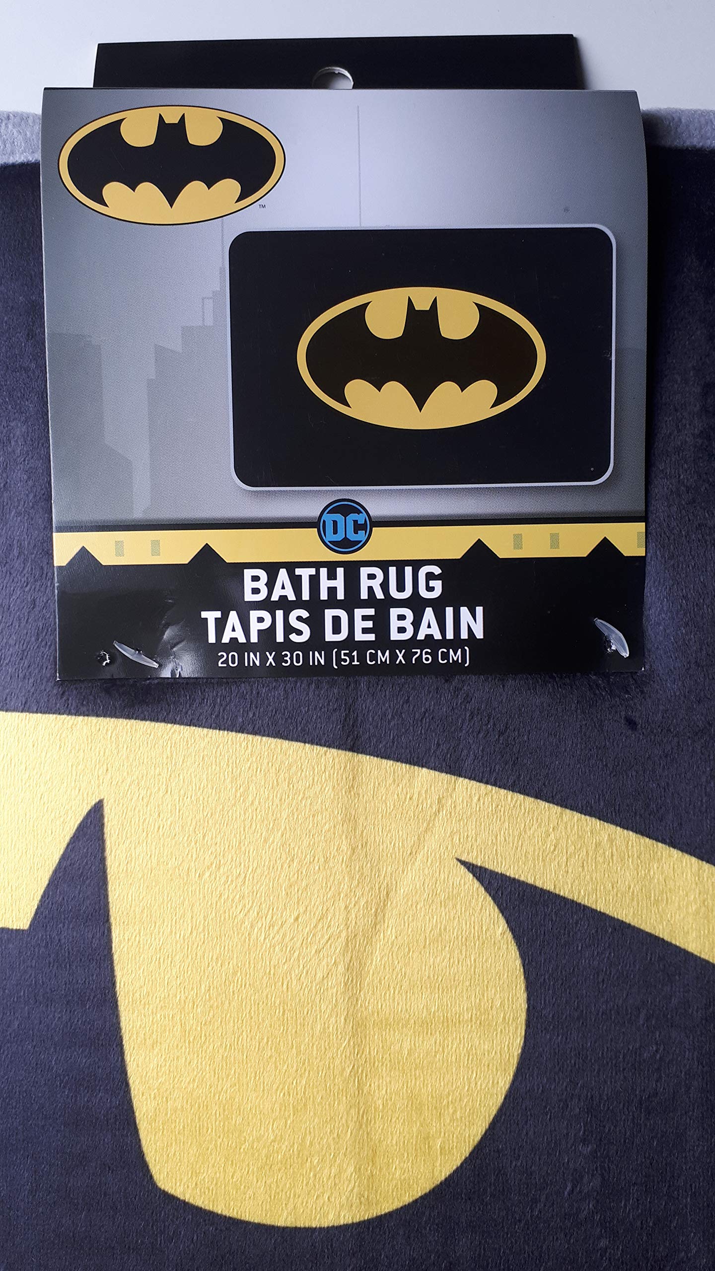 Warner Brothers Batman Logo PEVA Shower Curtain