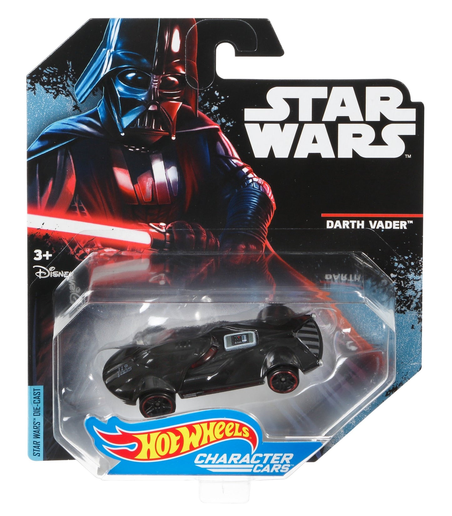 Hot Wheels Star Wars Rogue One Character Car, Darth Vader