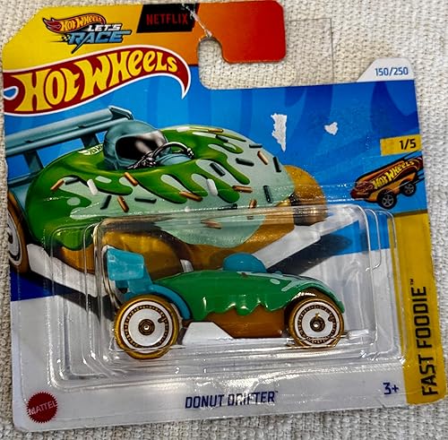 Hot Wheels Donut Drifter Fast Foodie 1:64 Scale Diecast Car
