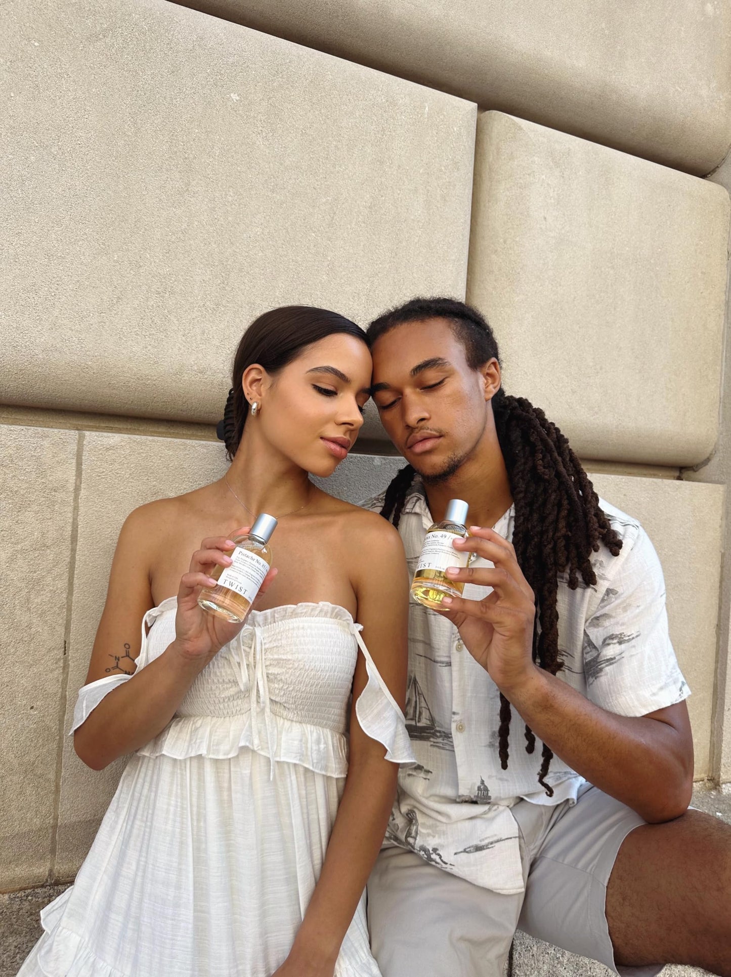 Twist Salt No. 75 - Eau De Parfum Inspired by J. Malone Wood Sage & Sea Salt, Long-Lasting Perfume For Women & Men, Paraben Free, Vegan, Clean