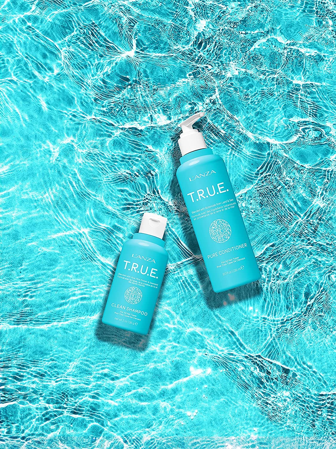 L'ANZA T.R.U.E. Clean Sustainable Shampoo - Rich with Aloe Vera and Rice Protein, Color Safe Daily Hair Care, Fragrance-Free, for Fresh Clean Hair (2
