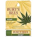 Burts Bees 100% Natural Origin Moisturizing Lip Balm, Hemp with Beeswax, 0.15 Oz