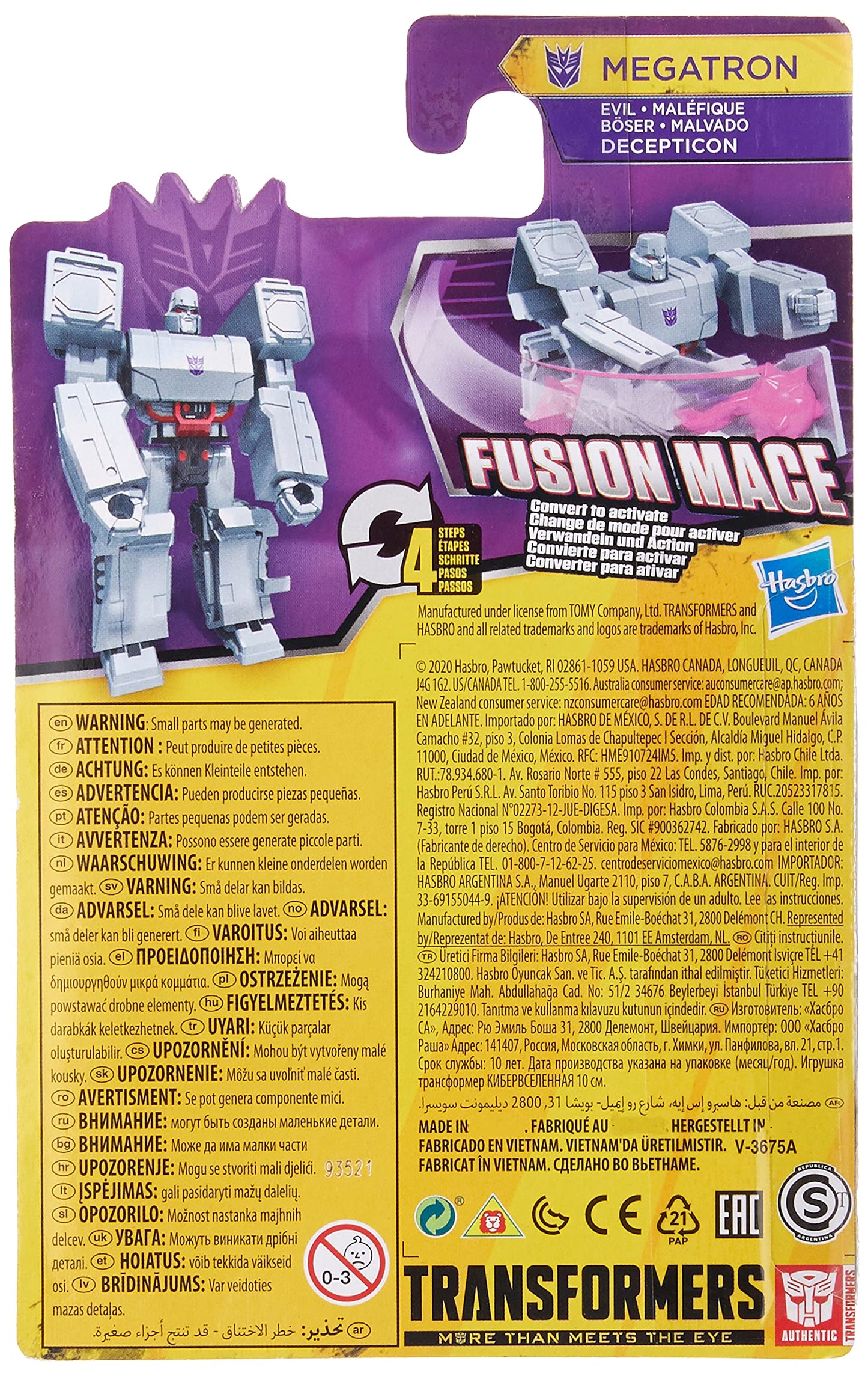 Transformers Cyberverse Adventures Action Attackers Fusion MACE Megatron