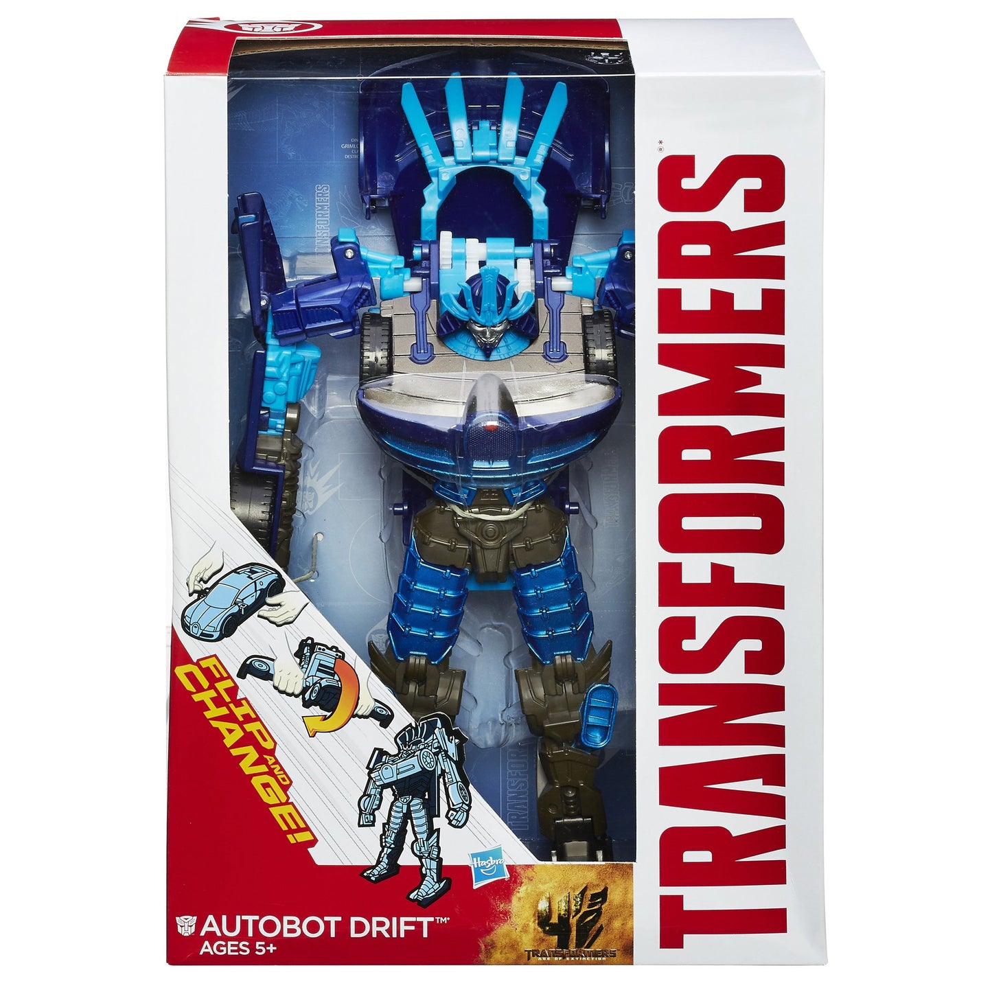 Transformers Age of Extinction Flip and Change Autobot Drift Figure