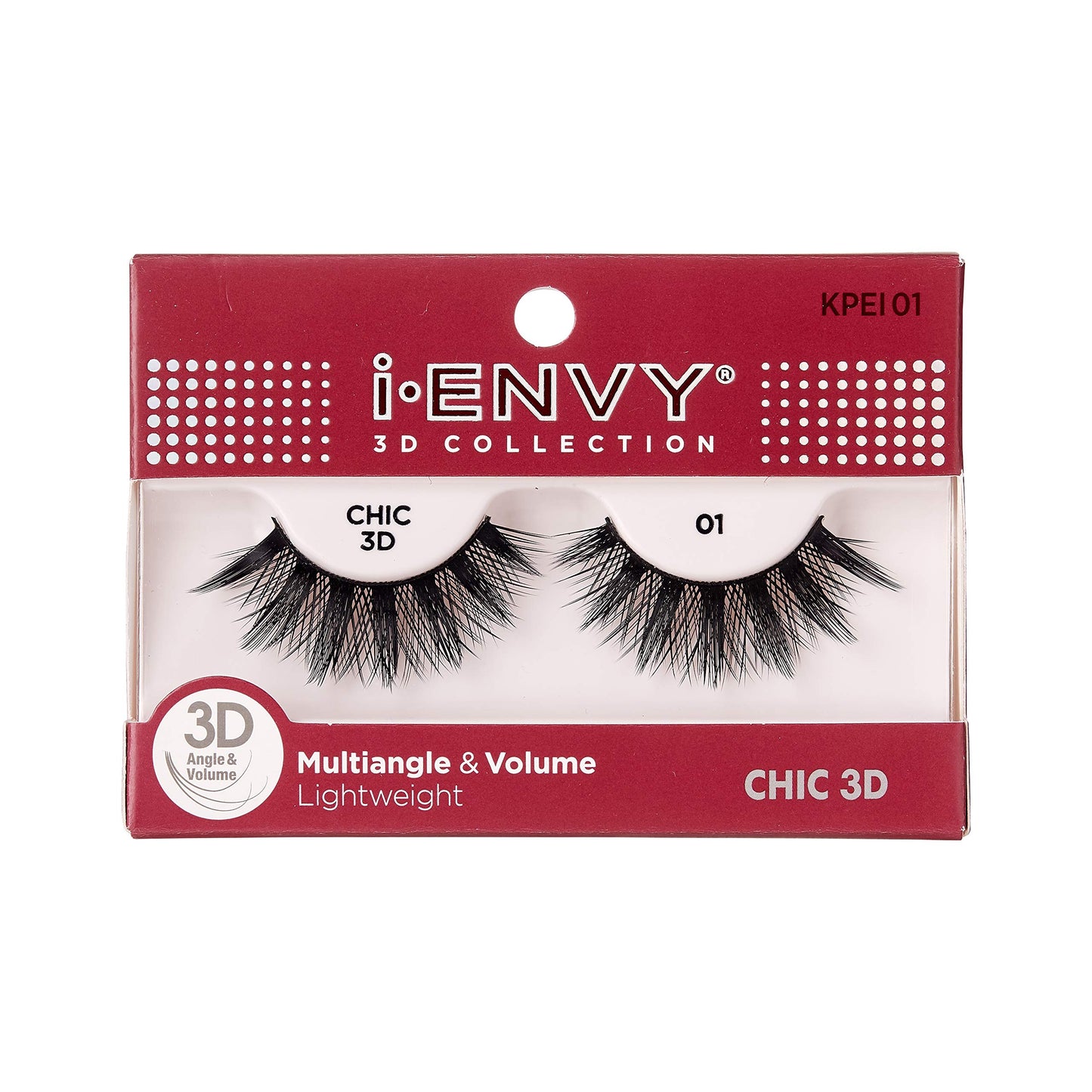 iEnvy by Kiss Iconic Collection 3D Angle & Volume Lightweight CHIC ICON KPEI01