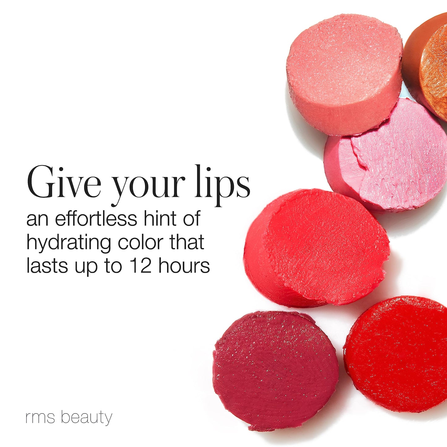 RMS Beauty Tinted Daily Lip Balm - Hydrating Makeup for Lip Care, Natural & Fragrance-Free Treatment Butter, Cruelty-Free - Peacock Lane (0.10 Ounce)