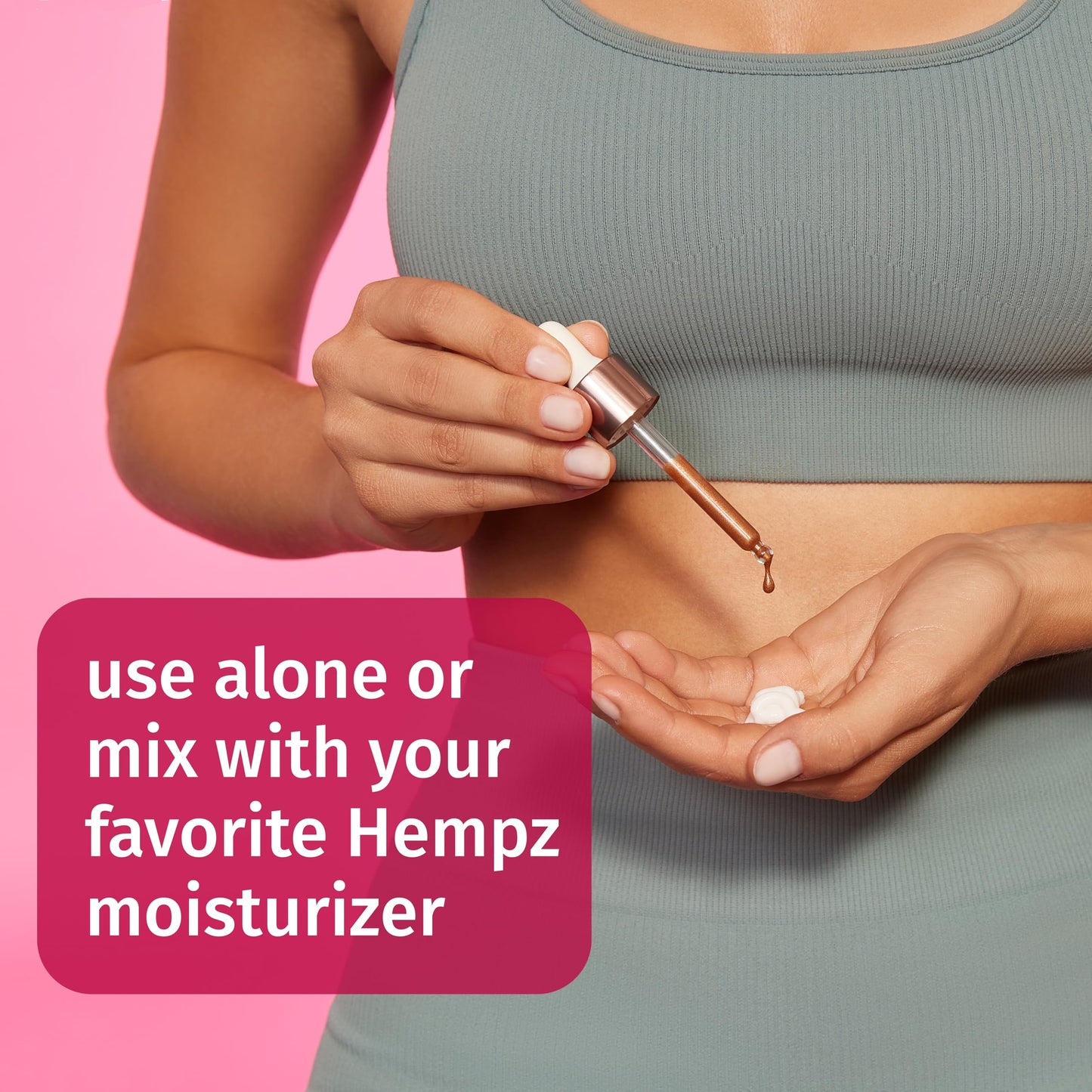 Hempz Bronzing Drops for Face and Body, Dewy Glow Bronzer, for Men or Women, Drops of Sunshine, 2 oz.