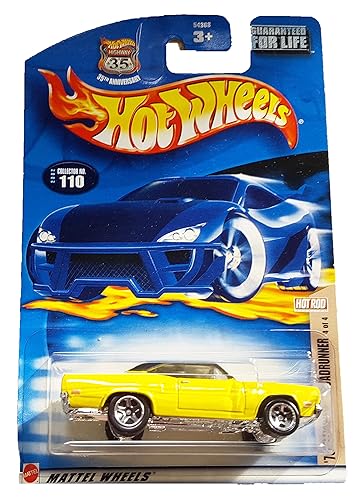 Hot Wheels 2002-110 Hot Rod Magazine Series #4 1970 Plymouth Roadrunner 1:64 Scale