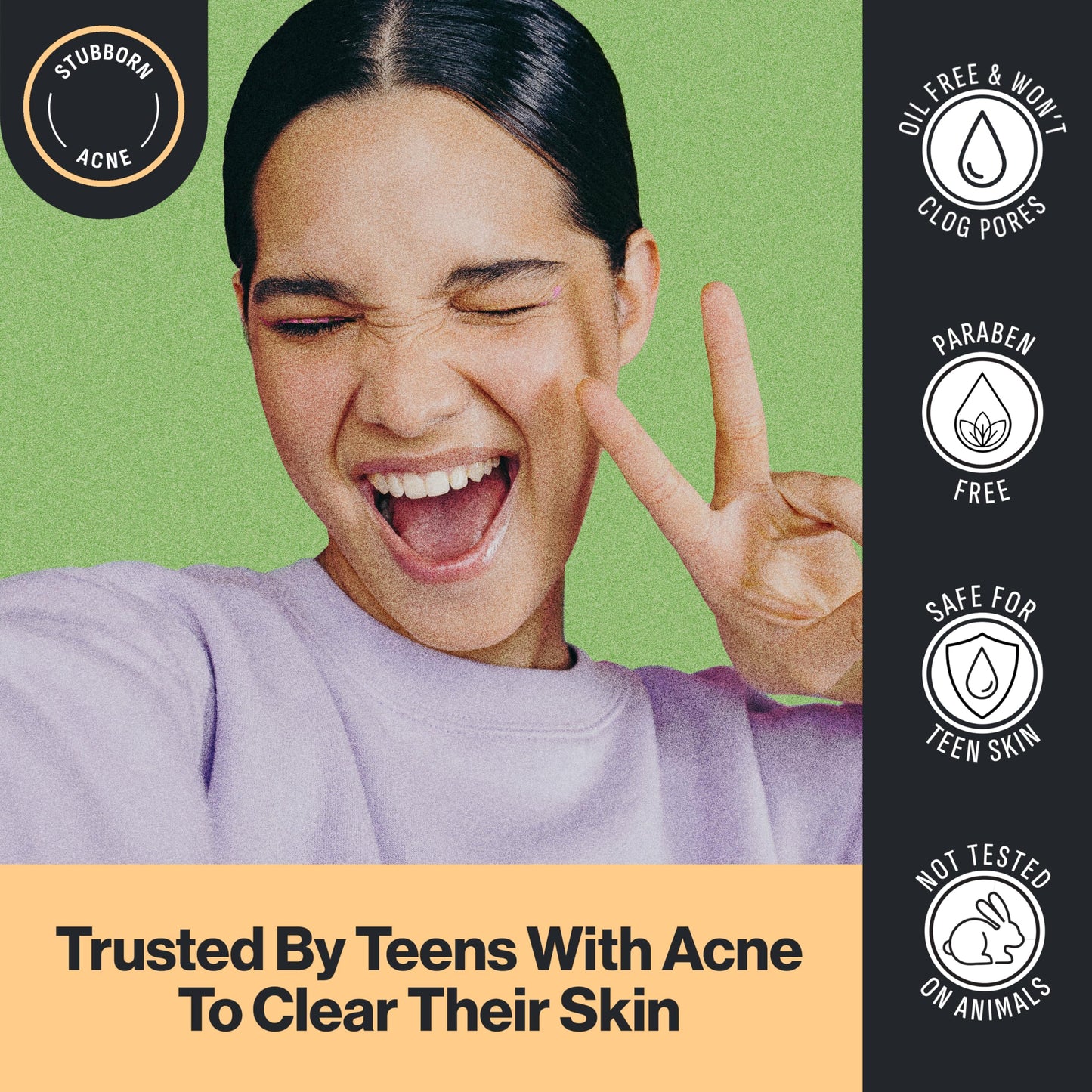 Oxy 3-IN-1 Acne Facial Cleansing Pads, Maximum Strength 2% Salicylic Acid Stubborn Acne Treatment, Controls Oil, Unclogs Pores, Smooths & Brightens