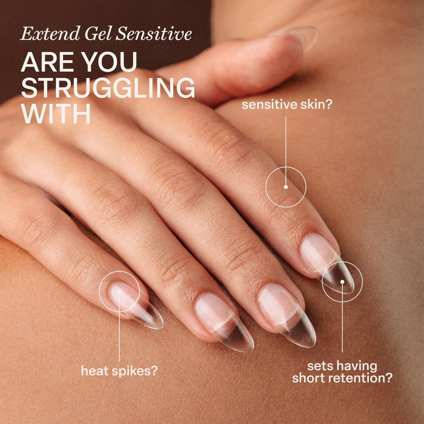 Aprés Extend Gel Sensitive - HEMA-Free Soak Off Gel-X Tips Adhesive (15 ml) Beauty & Personal Care APRÉS