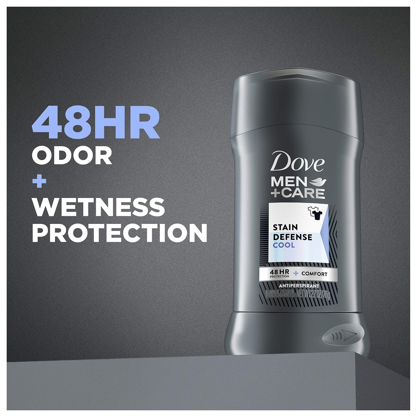 Dove Men+Care Stain Defense Antiperspirant Deodorant With anti-stain, anti-mark protection Cool Antiperspirant for men with 48-hour sweat and odor Beauty and Personal Care DOVE MEN + CARE