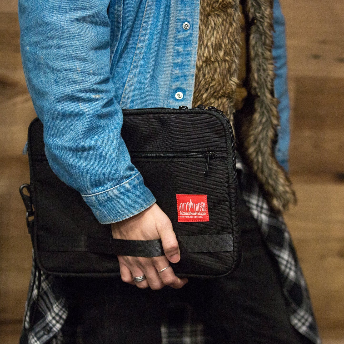 Manhattan Portage HENRY PORTFOLIO CASE (L), black