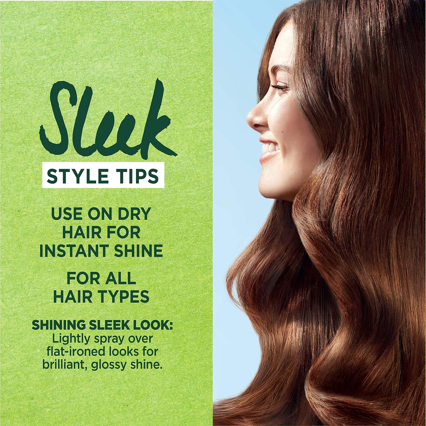 Garnier Fructis Style Brilliantine Shine Glossing Spray 3 Oz (Pack of 3)