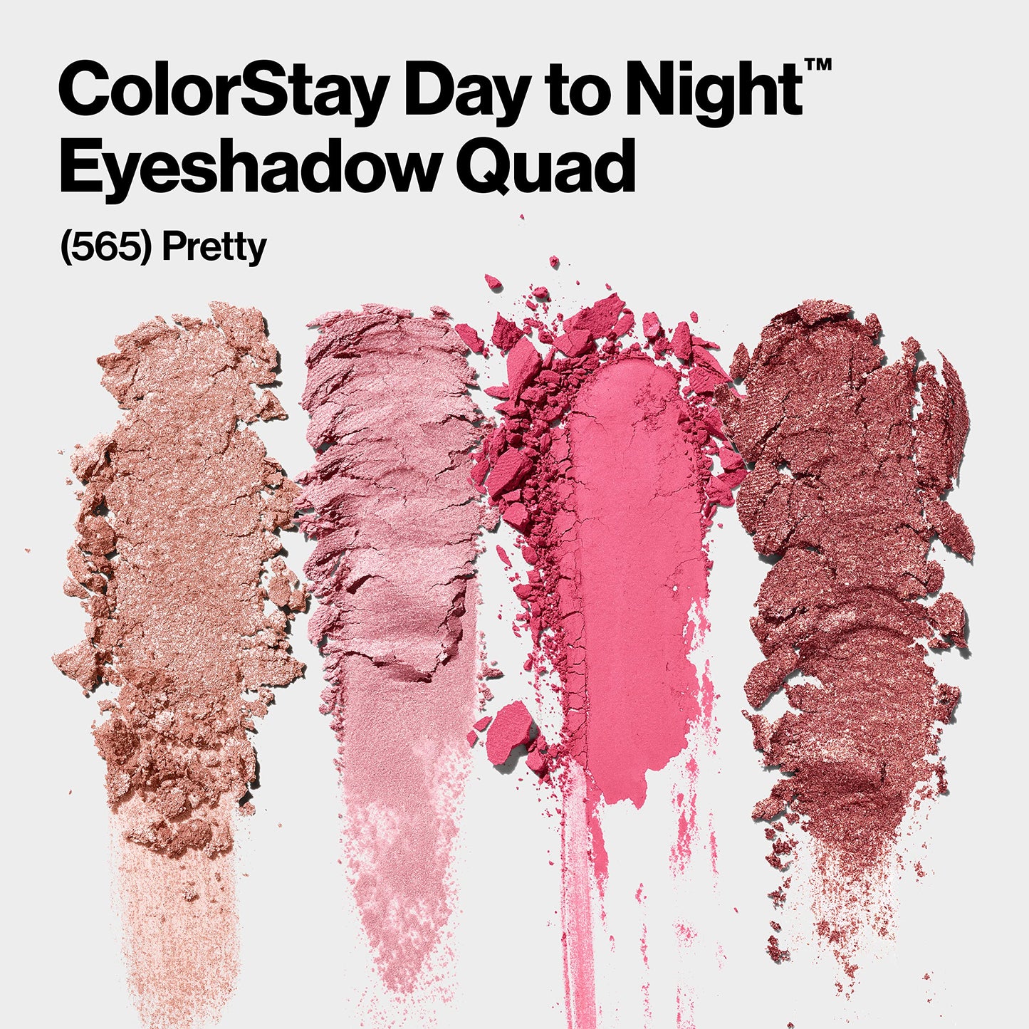 REVLON ColorStay Day to Night Eyeshadow Quad, Longwear Shadow Palette with Transitional Shades and Buttery Soft Feel, Crease & Smudge Proof, 565