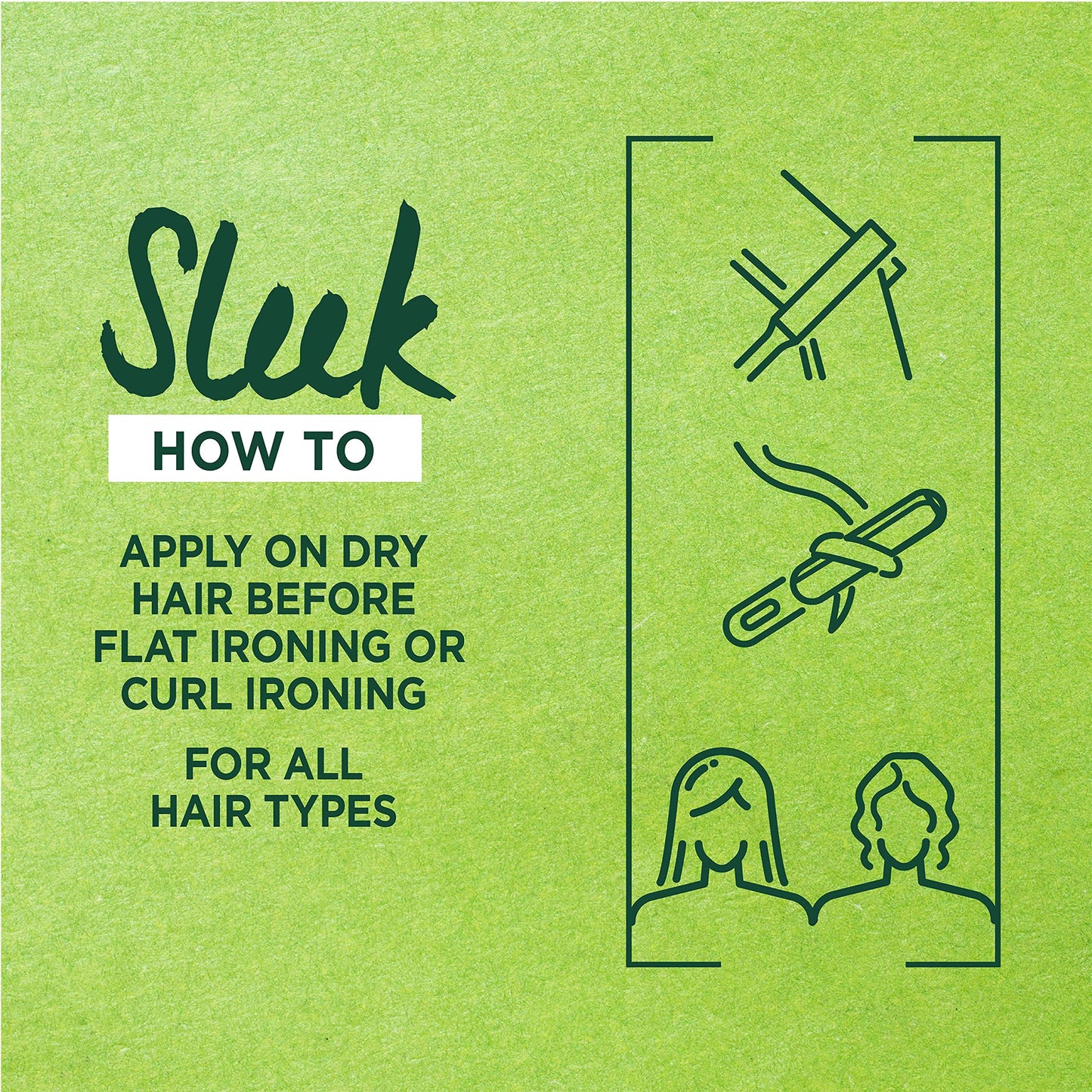 Garnier Fructis Style Sleek & Shine Flat Iron Perfector Straightening Mist 6 oz (Pack of 3)