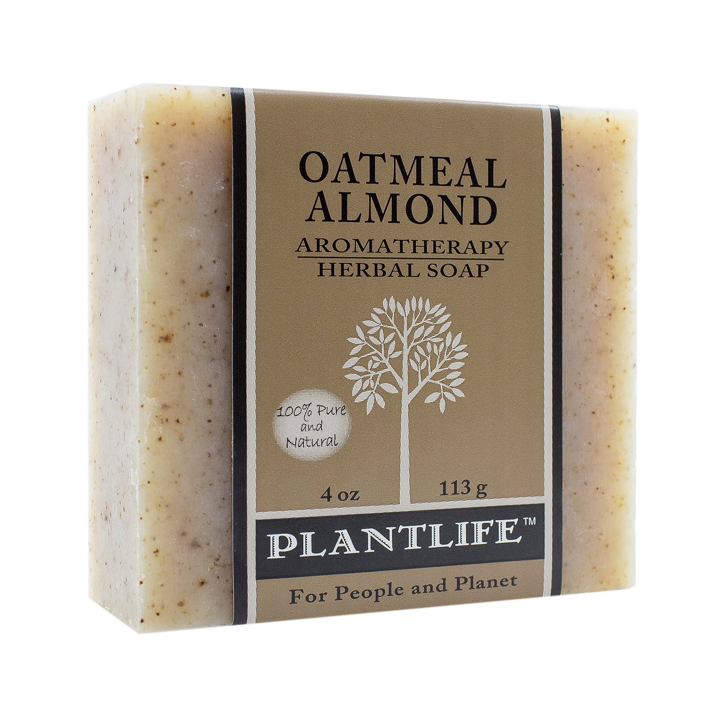 Plantlife Oatmeal Almond Bar Soap - Moisturizing and Soothing Soap for Your Skin - Hand Crafted Using Plant-Based Ingredients - Made in California 4oz Beauty & Personal Care Plantlife