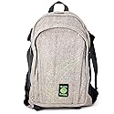 DIME BAGS Backpack For Travel, Durable Hempster Material, 9 Storage Compartments & 2 Side Bottle Pockets, Fits 17” Laptop, Adjustable Padded Straps, Hidden Internal Pocket (Sand)