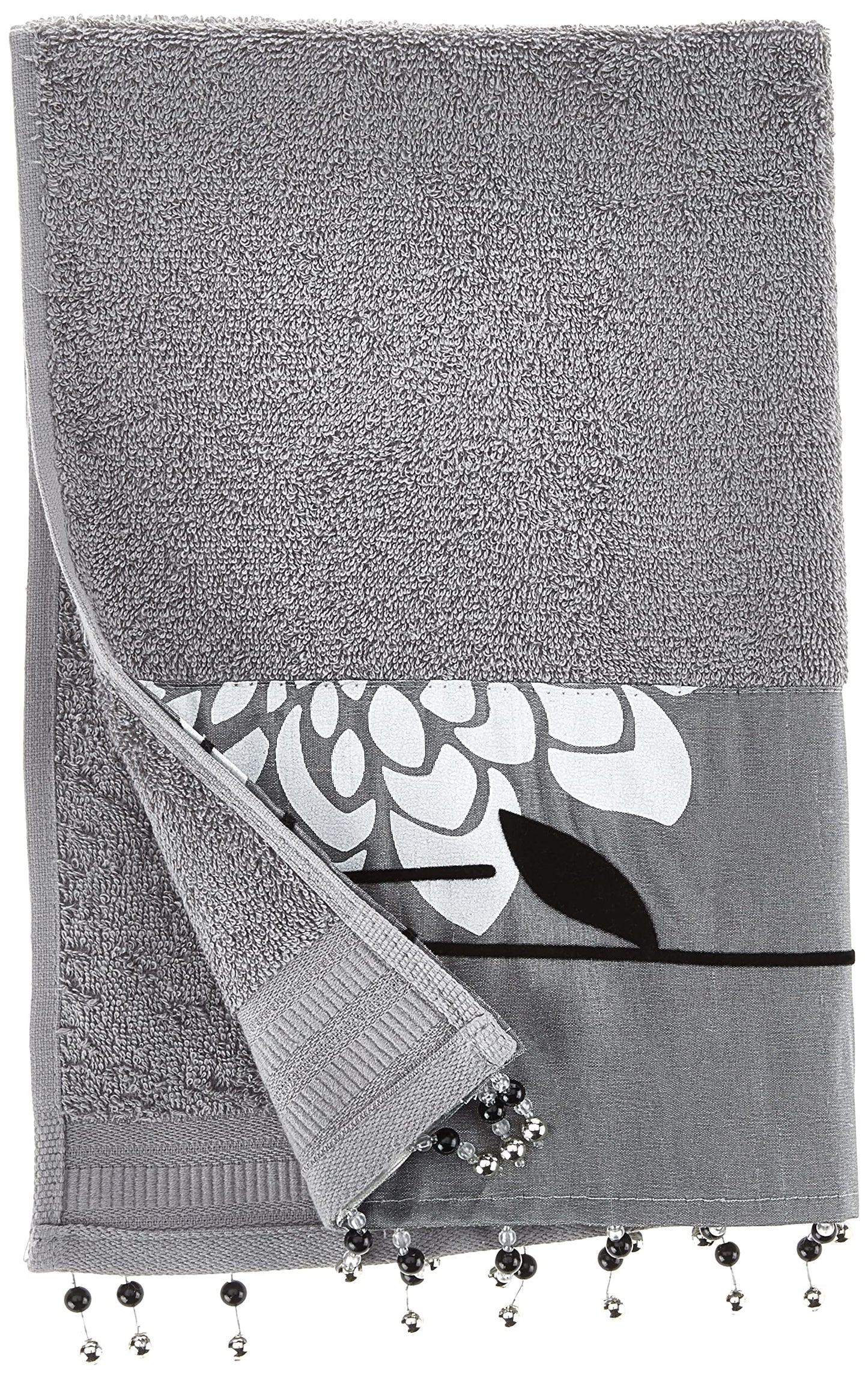 Popular Bath Bath Towels, Erica Collection, 3-Piece Set, Grey