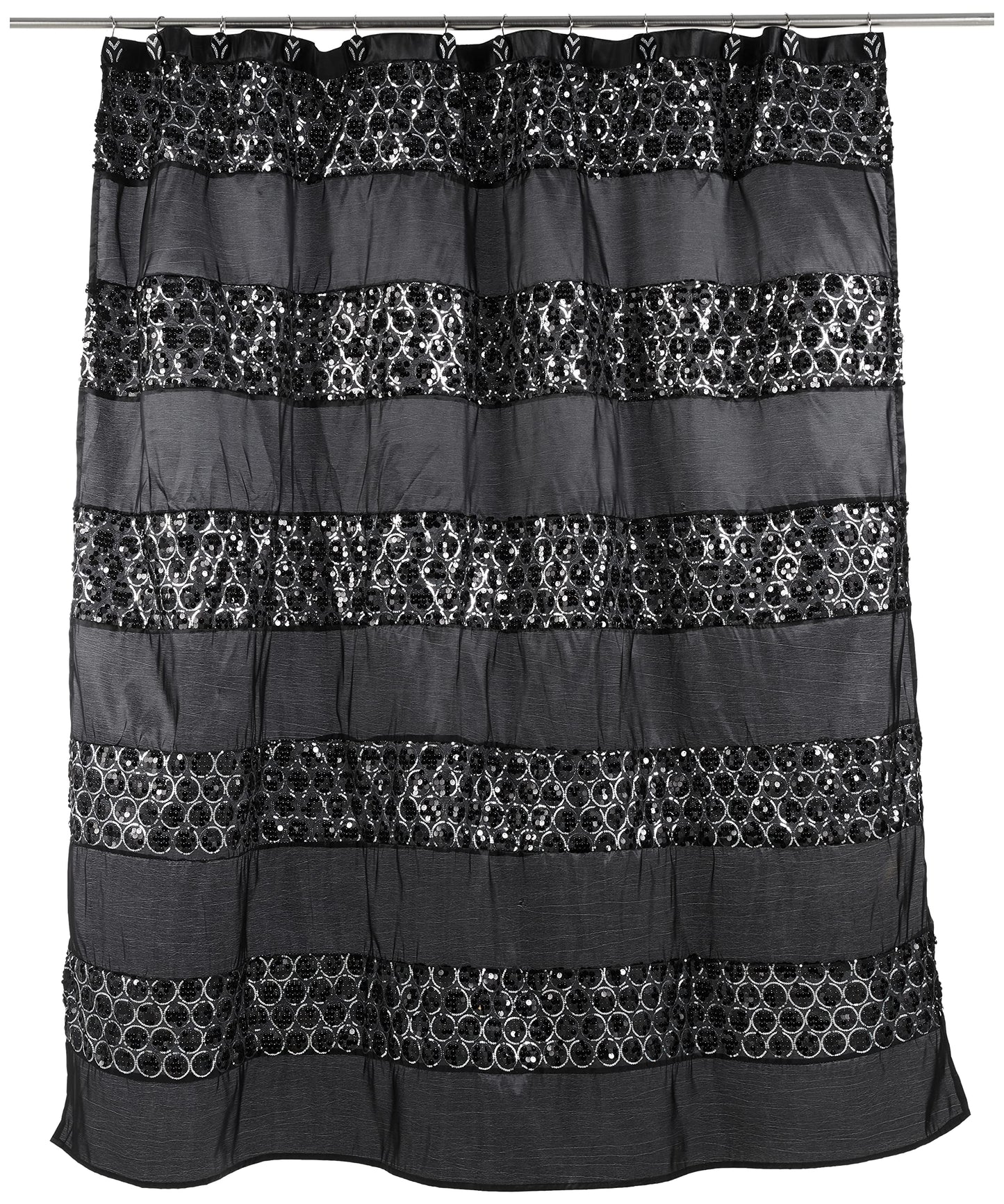 Popular Bath 13pc Sinatra Bathroom Shower Curtain