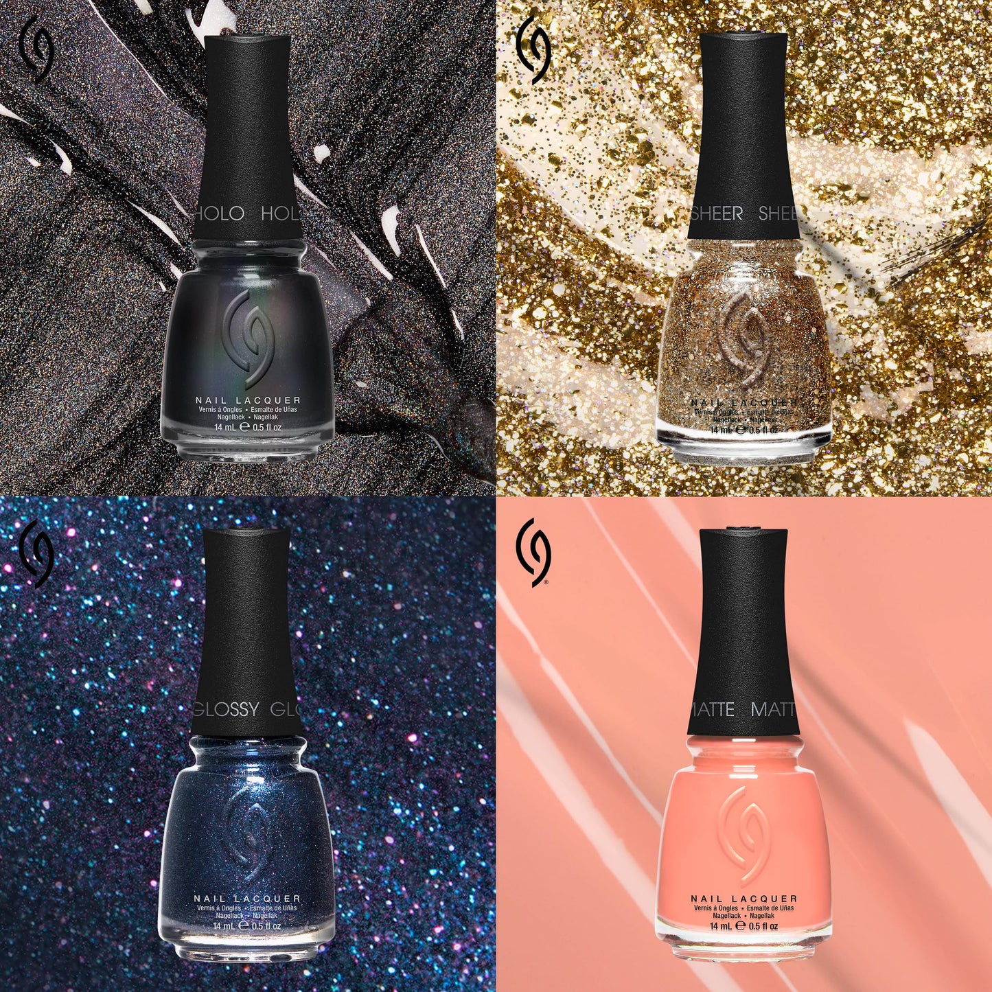 China Glaze CG Nail Lacquer Lofi-Aura - Holographic Turquoise Nail Polish, Quick Dry, High Shine Shimmer for Salon Quality DIY Manicure, 0.5 fl oz Beauty & Personal Care China Glaze
