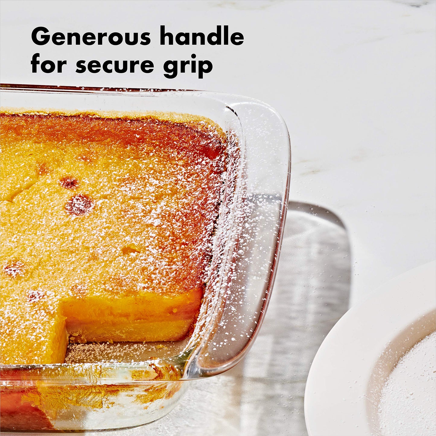 OXO Good Grips Freezer-to-Oven Safe 3 Qt Glass Baking Dish with Lid, 9 x 13