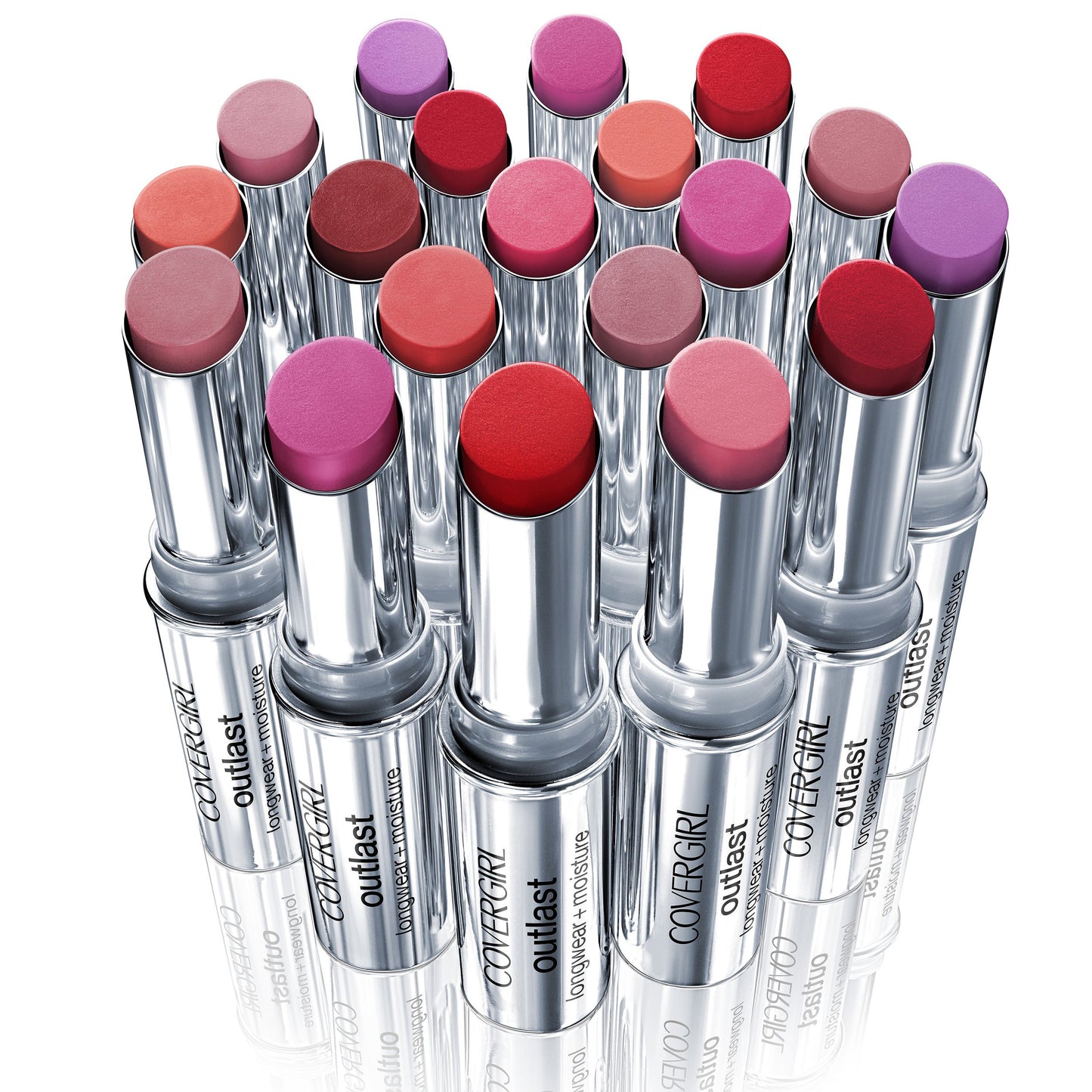 COVERGIRL Outlast Longwear Lipstick Red Revenge 920, .12 oz