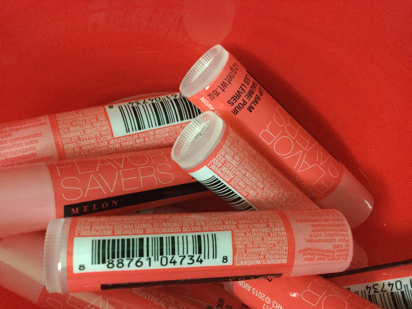 LOT of 10 AVON Flavor Savers Lip BALMS Melon H9R4R3