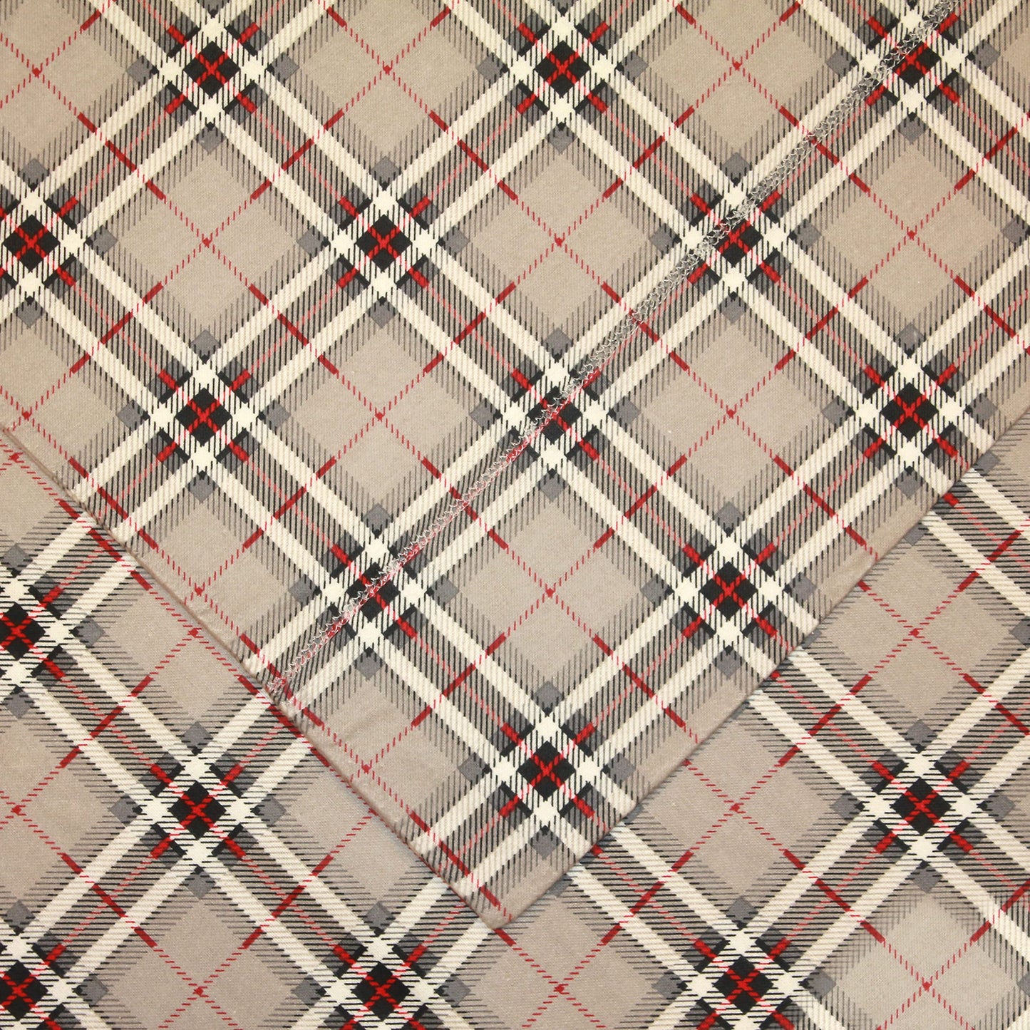 Pointehaven 180 GSM Luxury 100% Soft Cotton Printed Flannel Sheet Set, Queen, Derby - Warm & Cozy - Pre-Shrunk -Deep Pockets - Elastic All