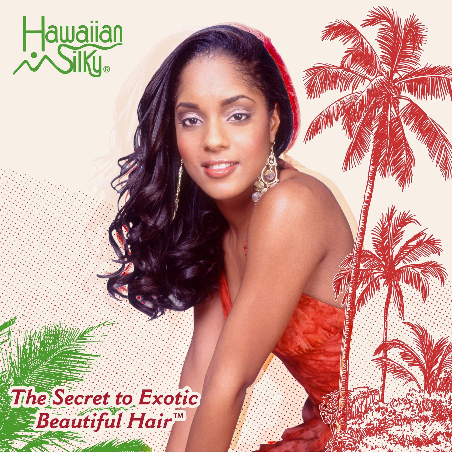 Hawaiian Silky Texturizing Gel Activator, 16 fl oz - Natural Protein Extracts to Style & Moisturize Dry and Damaged Hair - for Color Treated Hair