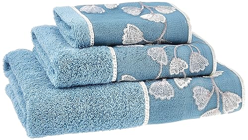 Popular Bath 3PC Towel Set Capri, Slate Blue