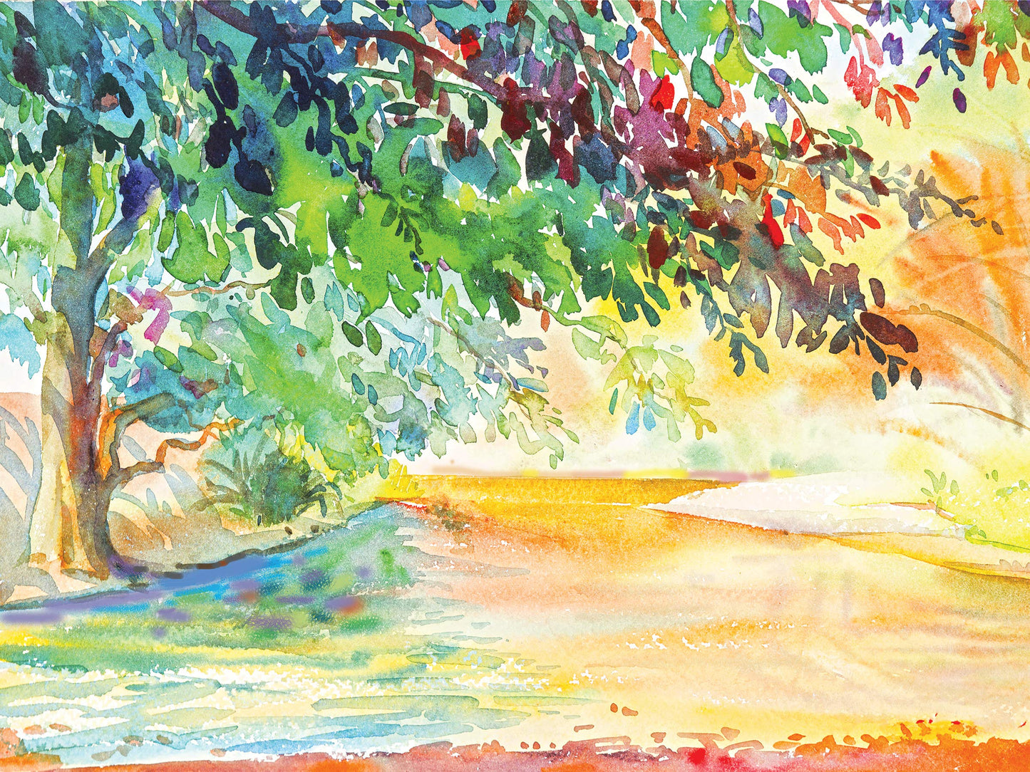 UCreate Watercolor Paper, White, Package, 140 lb., 9" x 12", 50 Sheets