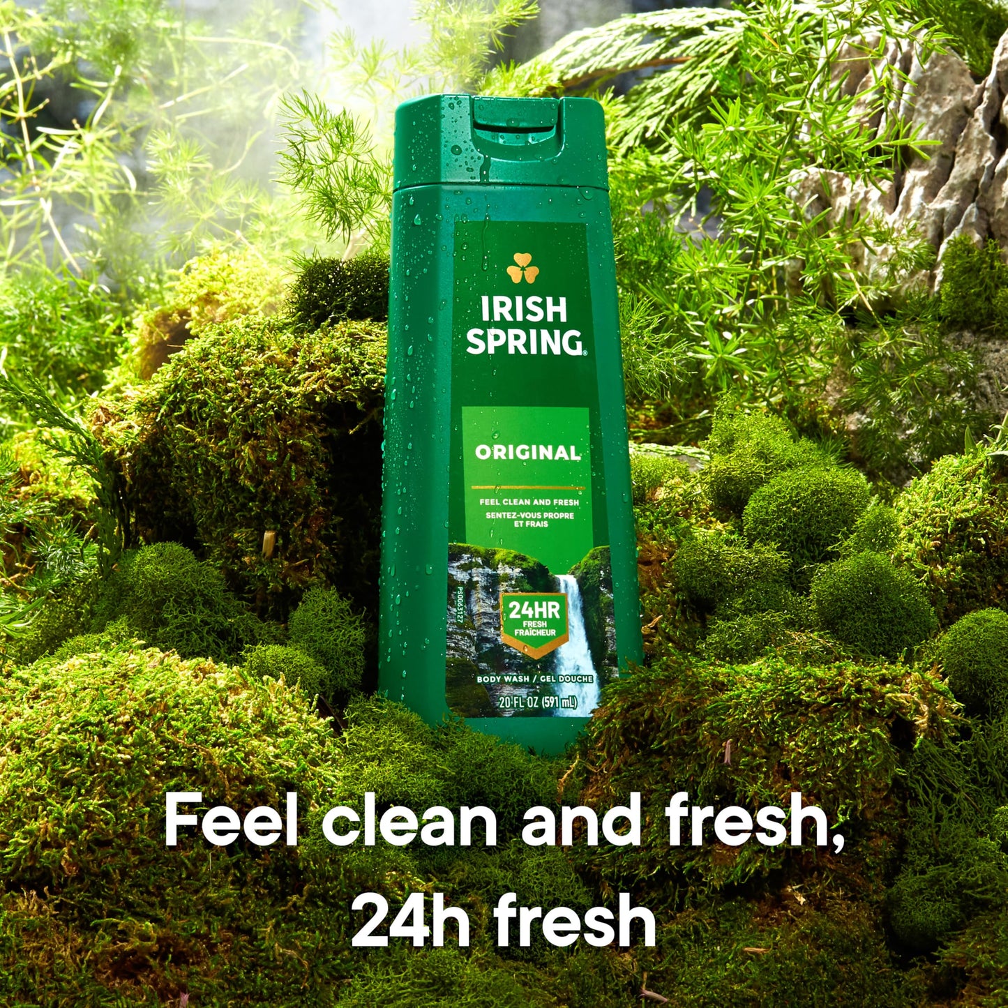 Irish Spring Original Moisturizing Body Wash for Men, 24-Hour Fresh, Face and Body Wash, Men’s Body Wash, Biodegradable Ingredients, Paraben Free Beauty and Personal Care Irish Spring