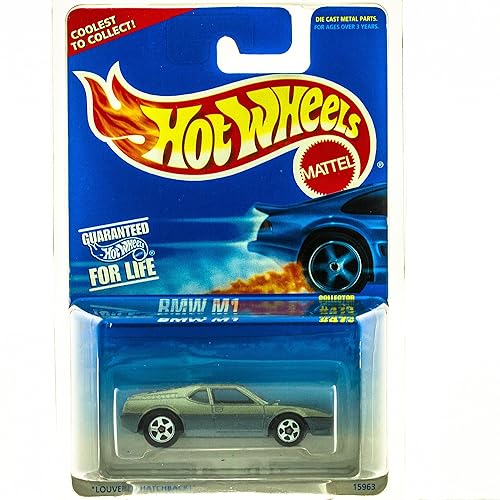 Hot Wheels 1996 BMW M1 Silver Louvered Hatchback Card 473