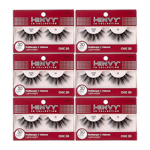i-Envy 3D Glam Collection Multi-angle & Volume (6 PACK, KPEI13)
