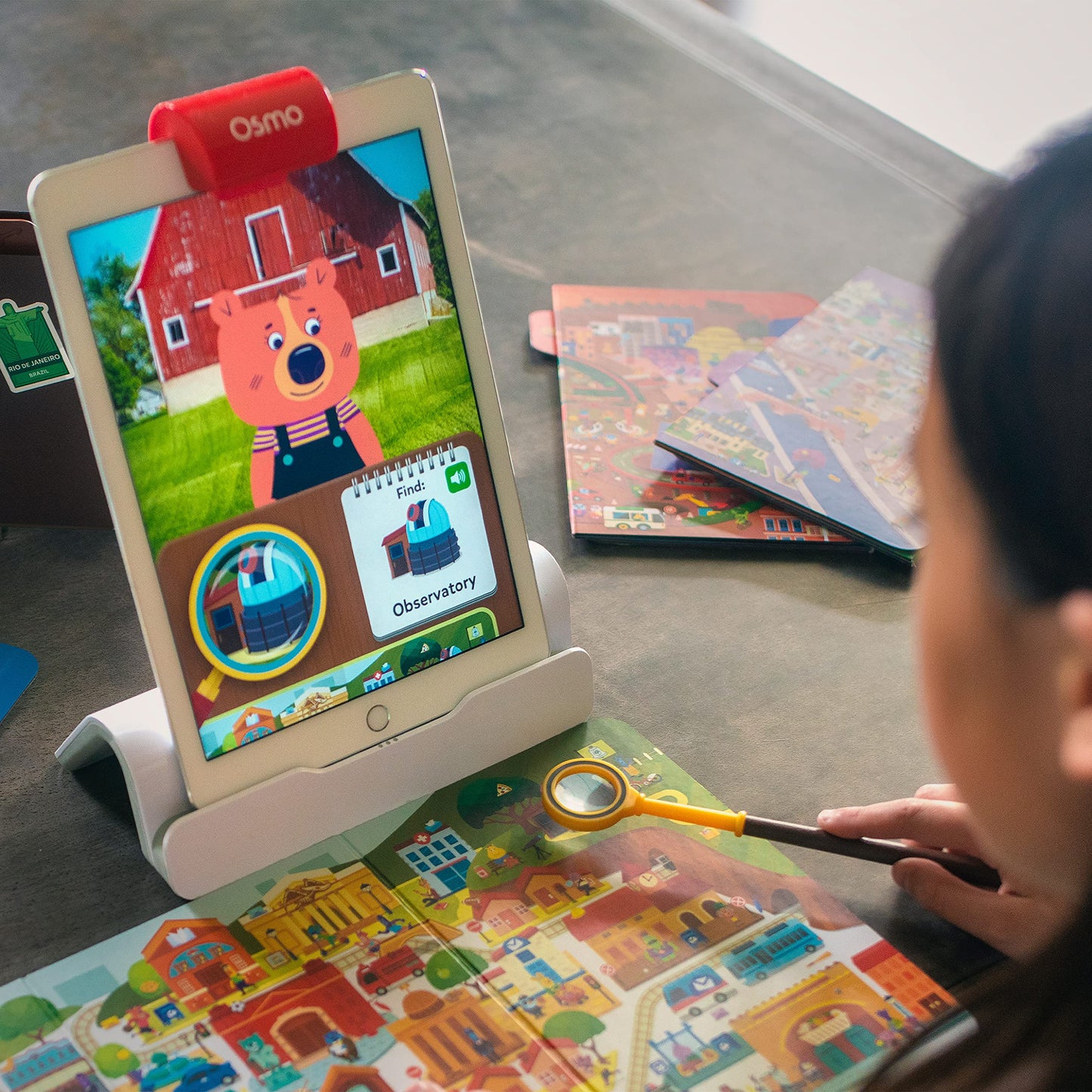 Osmo Detective Agency Game – Solve Global Mysteries, STEM Learning Toy for Kids Ages 5-12 – For iPad, iPhone & Fire Tablet (Base Required)
