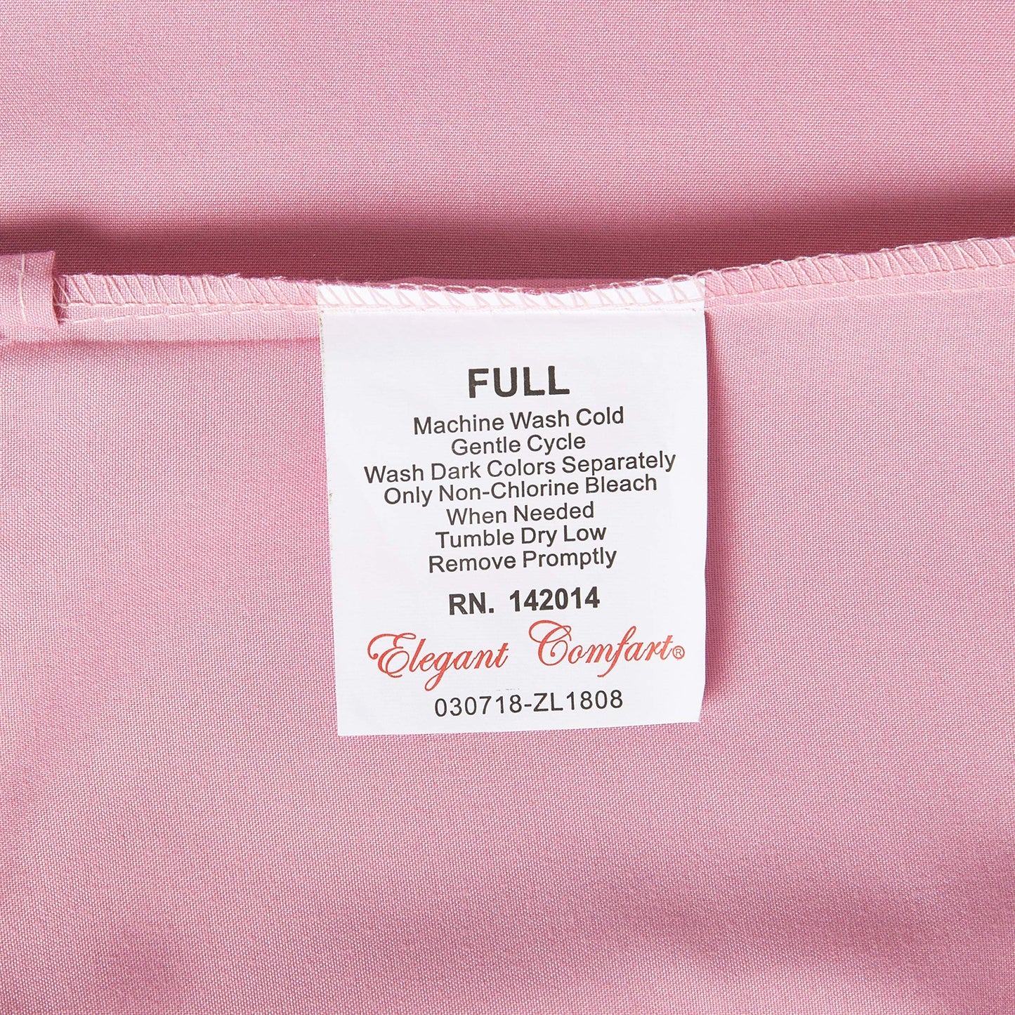 CELINE LINEN Luxurious Bed Sheets Set on Amazon 1800 Premier Hotel Quality Wrinkle Free 4-Piece Sheet Set with Deep Pockets, Full Light Pink