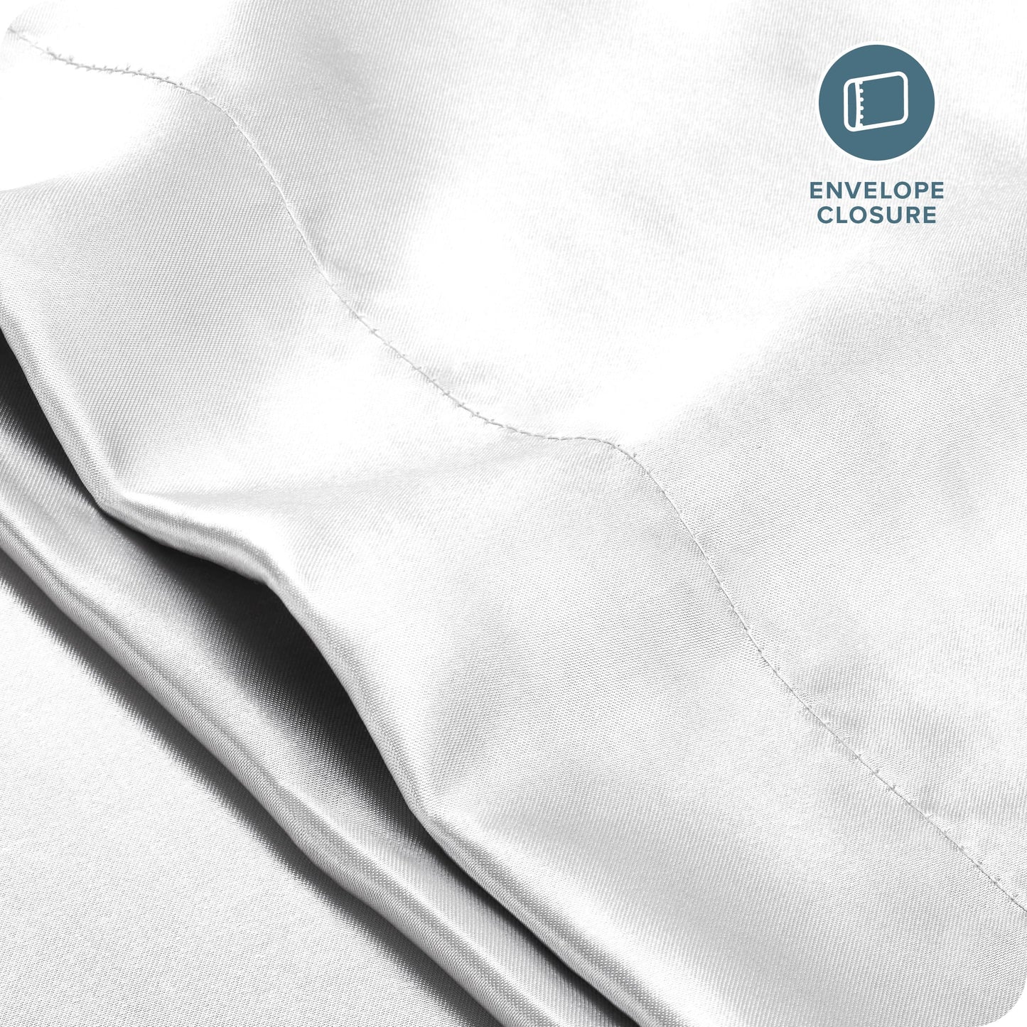 Bare Home Satin Pillowcases for Hair and Skin - 1 Body (20x54) - Luxury Pillowcases - Envelope Enclosure - Soft and Smooth Satin - Breathable -