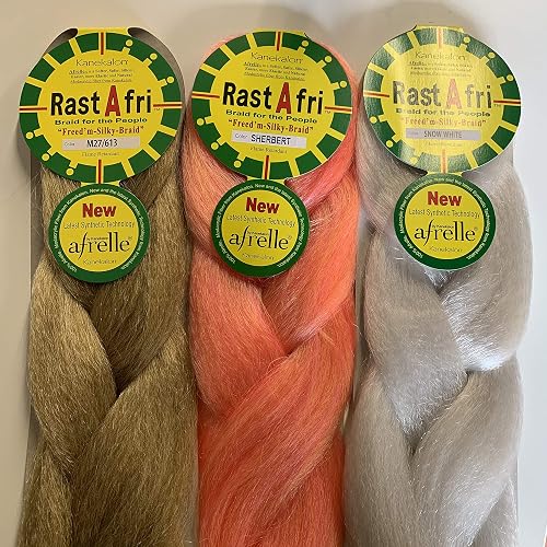 Rast Afri Freed'm Silky braid - Color mix (Large color selection) (613)