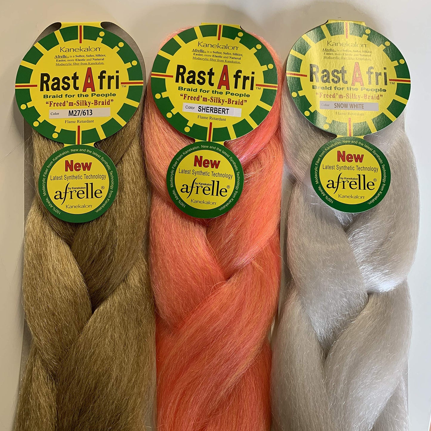 Rast Afri Freed'm Silky braid - Color mix (Large color selection) (613)