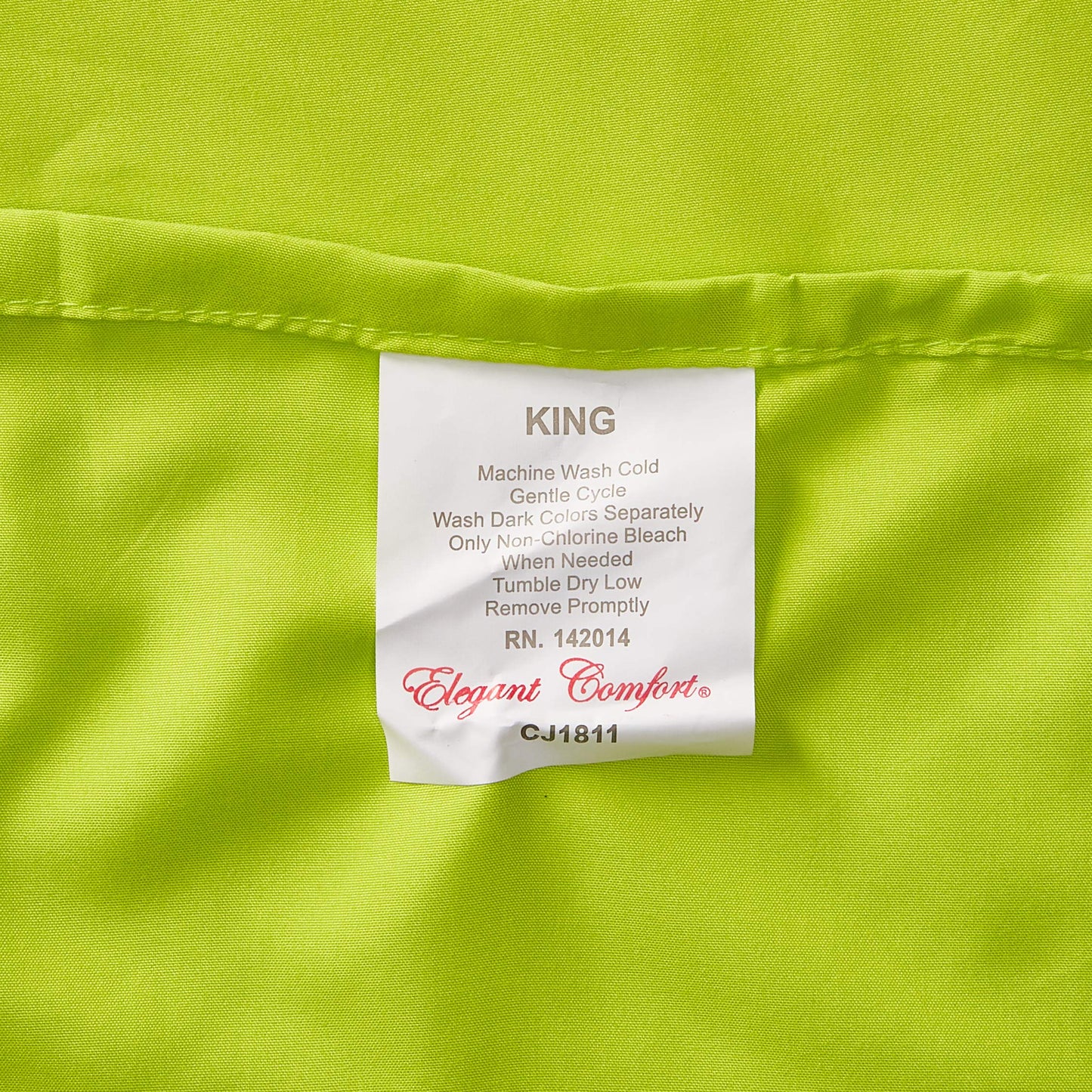 CELINE LINEN Luxury Silky-Soft 1500 Premier Softest Hotel Quality Wrinkle-Free 4-Piece Bed Sheet Set, Deep Pocket up to 16 inch, King Lime