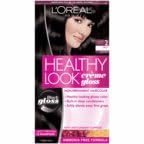 Loreal Healthy Look Hair Dye, Creme Gloss Color, Black 2, 1 ct (Pack of 3)