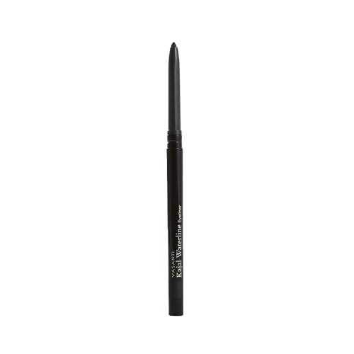 VASANTI Kajal Waterline Eyeliner Pencil - Long-lasting, Waterproof, Smudge-proof, Safe for Sensitive Eyes, Waterline Eye Liner - Opthalmologist